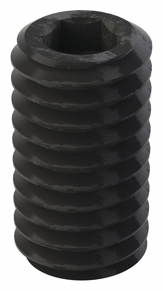 GRAINGER U078000370075 Socket Set Screw Grubscrew Cone Point 3/8 -16 3/4 L PK100