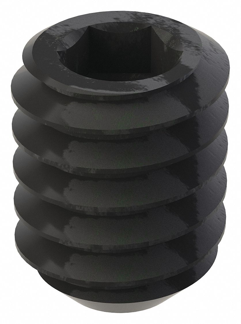 GRAINGER U078100250031 Socket Set Screw Grubscrew Flat Point 1/4 -20 5/16 L PK100