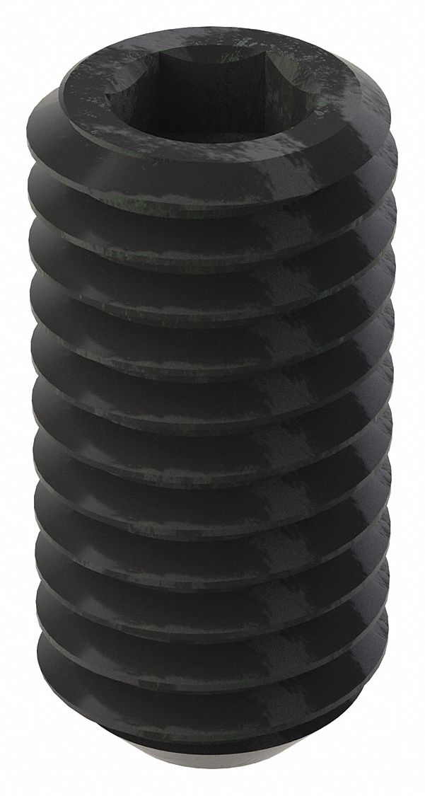 GRAINGER U078100370075 Socket Set Screw Grubscrew Flat Point 3/8 -16 3/4 L PK100