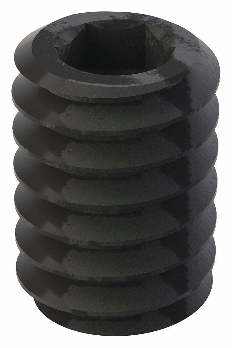 GRAINGER U078450250037 Socket Set Screw Grubscrew Oval Point 1/4 -20 3/8 L PK100