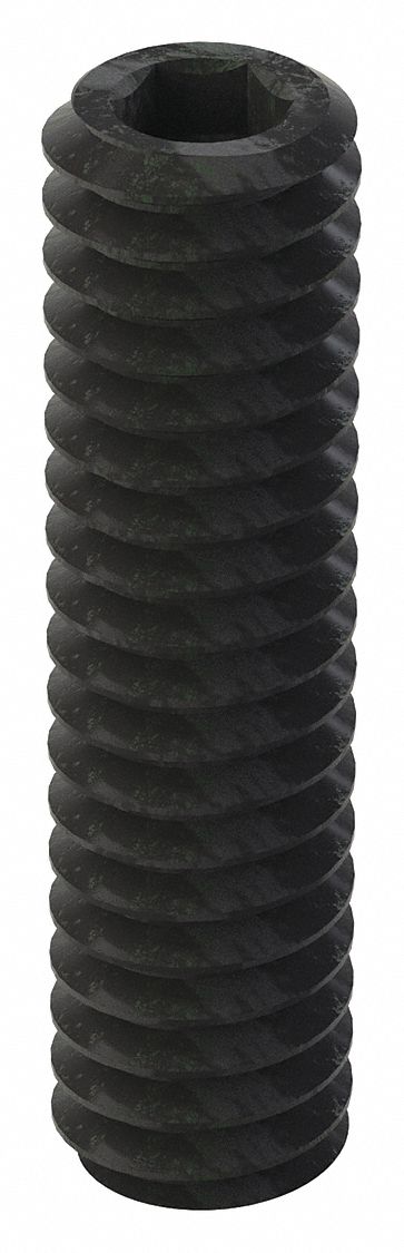 GRAINGER U078450250100 Socket Set Screw Grubscrew Oval Point 1/4 -20 1 L PK100