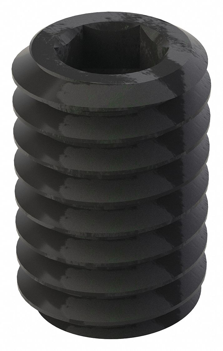 GRAINGER U078450310050 Socket Set Screw Grubscrew Oval Point 5/16 -18 1/2 L PK100