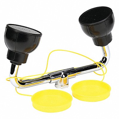 BRADLEY S39681 Eye/Face WashAssy Brass Plastic 6-3/4in