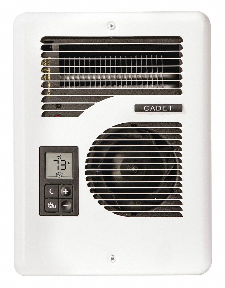 CADET CEC163TW Recessed Electric Wall Mount Heater 10-1/8 H 240V