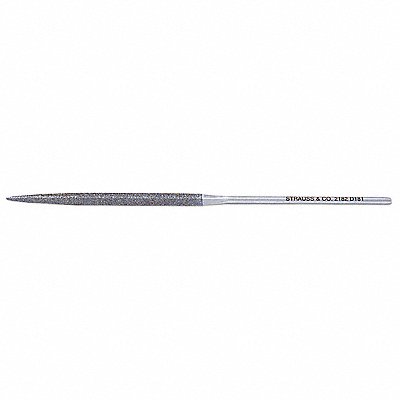 STRAUSS NF2182D126 Needle File Swiss Slitting 5-1/2 in L