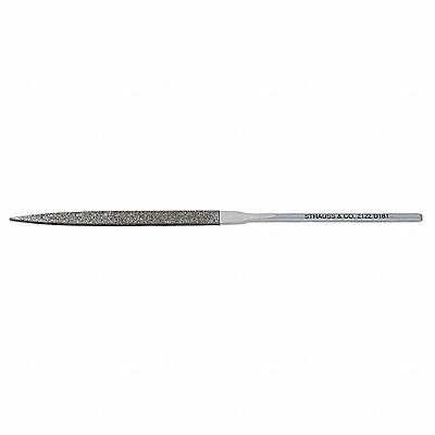 STRAUSS NF2122D181 Needle File Swiss Warding 5-1/2 in L