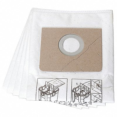 FEIN 31345061010 Vacuum Bag Fleece 1-Ply Reusable PK5