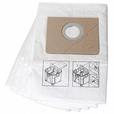 FEIN 31345062010 Vacuum Bag Fleece 1-Ply Reusable PK5