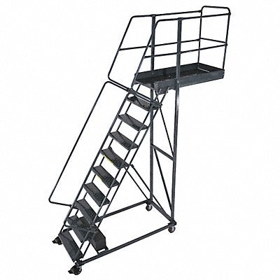 BALLYMORE CL1014 Cantilever Ladder 300lb 142in H 10 Steps