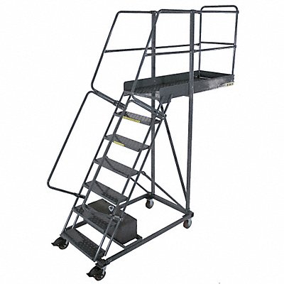 BALLYMORE CL742 Cantilever Ladder 300lb 112in H 7 Steps