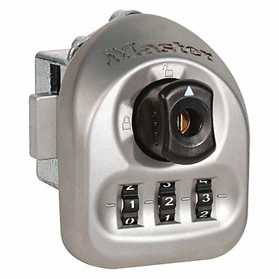 MASTER LOCK 363003 Built In Locker Lock 3in Scrolling Black