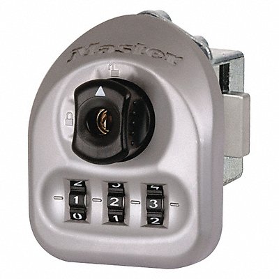 MASTER LOCK 363102 Built In Locker Lock 3in Scrolling Black