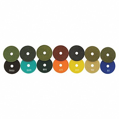 DIAMOND VANTAGE S4WPP400 Polishing Pad 4 in Dia 400 Grit