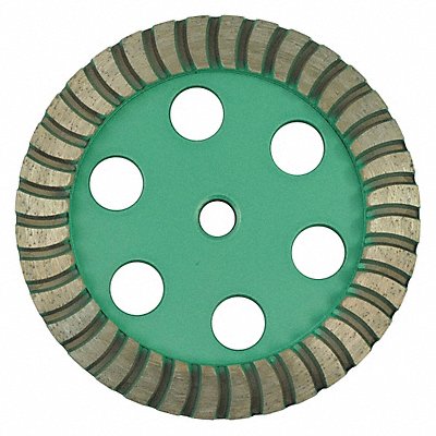 DIAMOND VANTAGE S06HDZFGX3 Segment Cup Wheel 6 In.Dia Course Grit