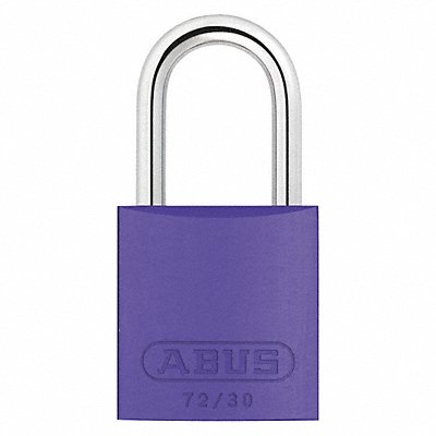 ABUS 7230KD Lockout Padlock KD Purple 2-17/32 H