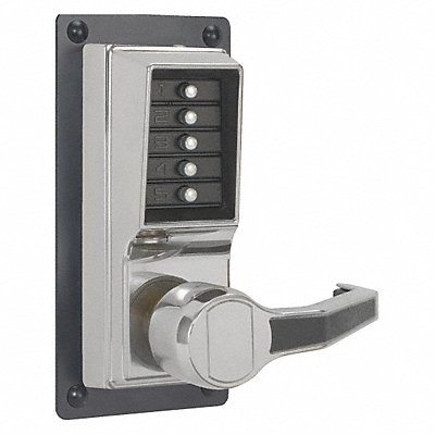 SIMPLEX LRP101002641 Push Button Exit Trim Chrome Right