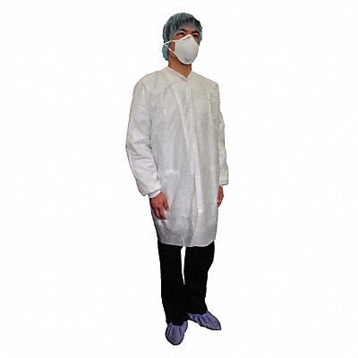 CONDOR 31TV02 H8190 Laboratory Coat L White SMS