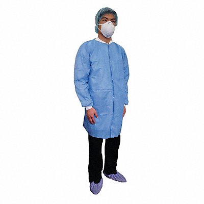 CONDOR 31TV07 H8191 Laboratory Coat M Blue SMS