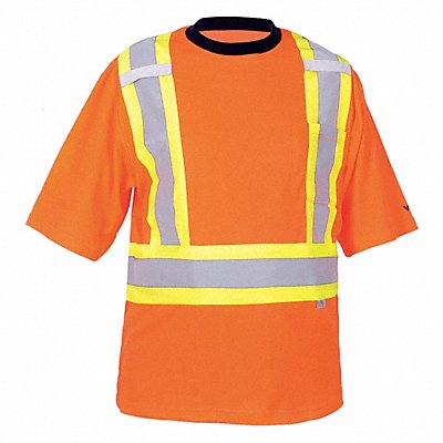 VIKING 6000OL Short Sleeve Shirt Unisex L Orng