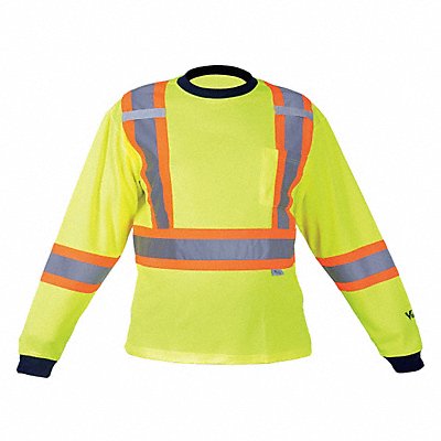 VIKING 6015GXXXXL Long Sleeve Shirt Unisex 4XL Grn