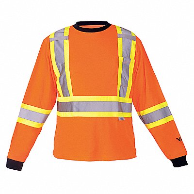 VIKING 6015OXXXXL Long Sleeve Shirt Unisex 4XL Orng