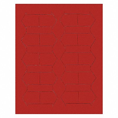 MAGNA VISUAL FI423 Magnetic Arrows 3/4 in W Red PK20