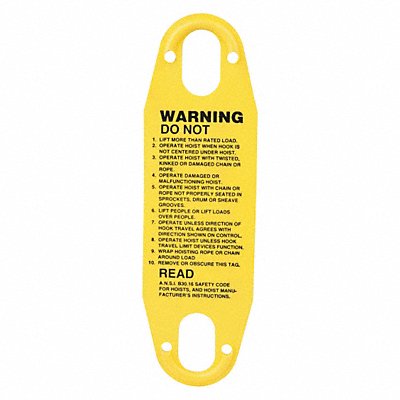 BUDGIT 22559401 Warning Label Push Button