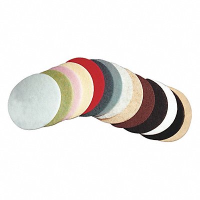ABILITY ONE 7910020000000 Stripping Pad 20 in Dia Brown PK5