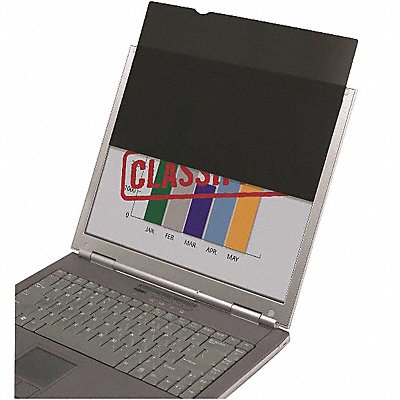 ABILITY ONE 7045020000000 Privacy Filter Frameless 22 in Wdscrn
