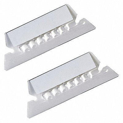 ABILITY ONE 7510010000000 Hanging Folder Insert Plastic Clear PK25