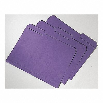 31UF31 ABILITY ONE 7530020000000 Folder Letter 1/3 Cut Rcycld Purpl PK100