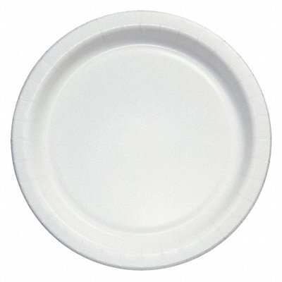 ABILITY ONE 7350010000000 Disposable Paper Plate 9in White PK1000