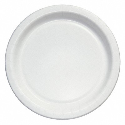 ABILITY ONE 7350010000000 Disposable Paper Plate 6in White PK1000