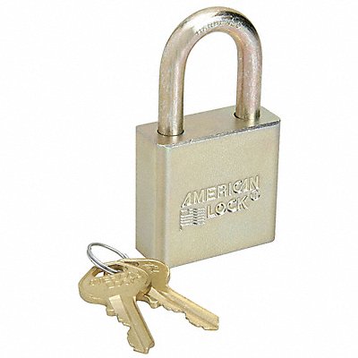 ABILITY ONE 5340020000000 Keyed Padlock Gold