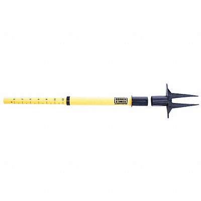 BANNER STAKES PL4018 PLUS Barrier System Post 22-42in Yellow