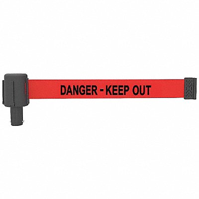 BANNER STAKES PL4048 Danger Keep Out Retractable Belt Head