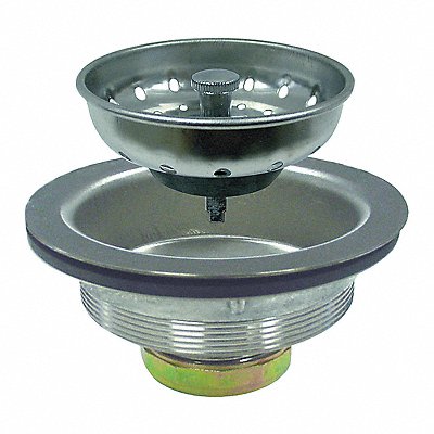 KISSLER 592040 Sink Drain 3 in Dia SS