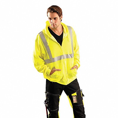 OCCUNOMIX LUXSWTLHZY2X Sweatshirt Mens 2XL Yellow