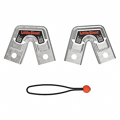 LITTLE GIANT 26044 Trestle Brackets 300 lb Aluminum Mill