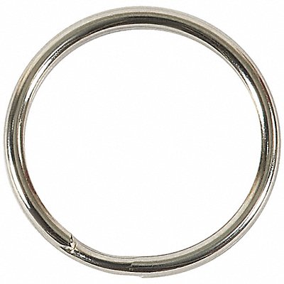 PARTNERS BRAND SR300 Split Key Rings Chrome 3/4 PK100