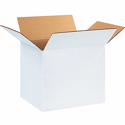 PARTNERS BRAND 121010W Box White Corrugated 12x10x10 PK25