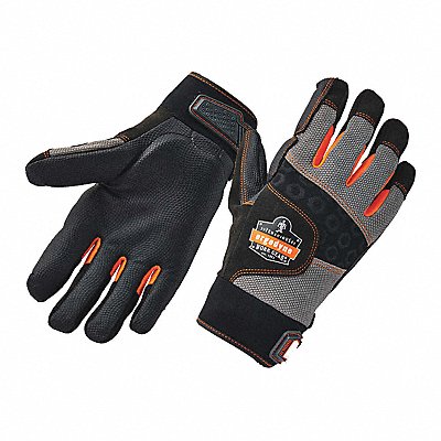 PROFLEX 9002 Gloves Full-Fngr Anti Vibration Blk M PR