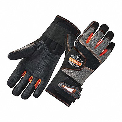 PROFLEX 9012 Gloves Anti-Vibe Wrist Supprt Blk L PR