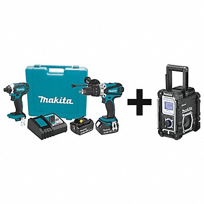 MAKITA XT263MXRM06B Cordless Combination Kit 3 Tools 18V DC