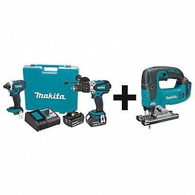 MAKITA XT263MXVJ02Z Cordless Combination Kit 3 Tools 18V DC