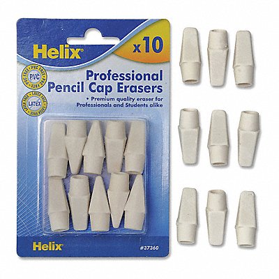 HELIX 37360 Eraser Cap Pncl Hipolymer