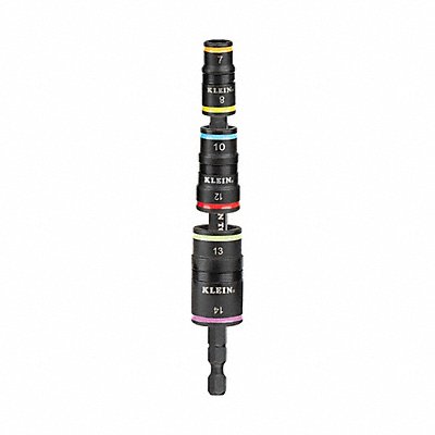 KLEIN TOOLS 32933M Flip Socket Set Impact Metric 6-in-1