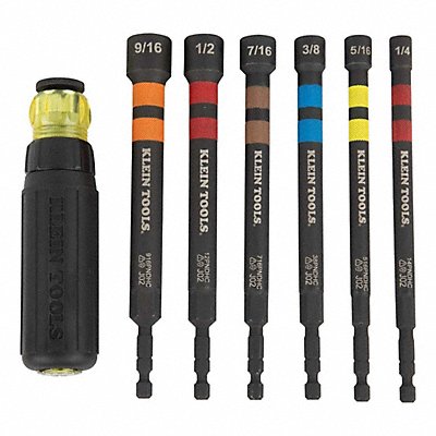 KLEIN TOOLS 32950 Magnetic Color-Coded Power Driver 7PC