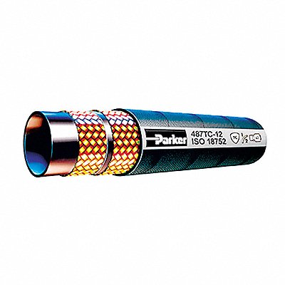 PARKER 487TC8RL Hydraulic Hose 1/2 I.D. 400 ft L Black