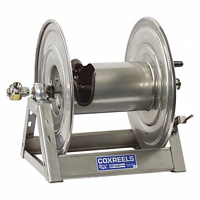COXREELS 11254100SP Hand Crank Hose Reel 100 ft 1/2 ID SS